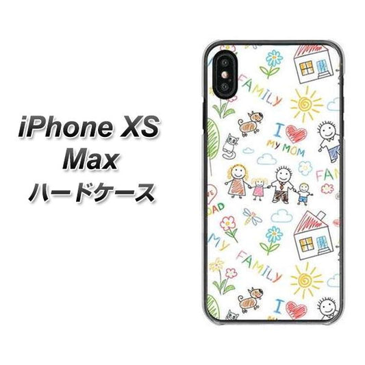 iPhone XS Max 高画質仕上げ 背面印刷 ハードケース【709 ファミリー】