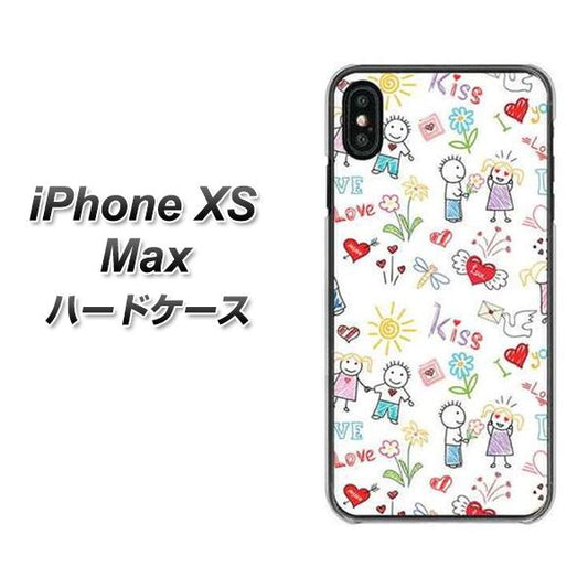 iPhone XS Max 高画質仕上げ 背面印刷 ハードケース【710 カップル】