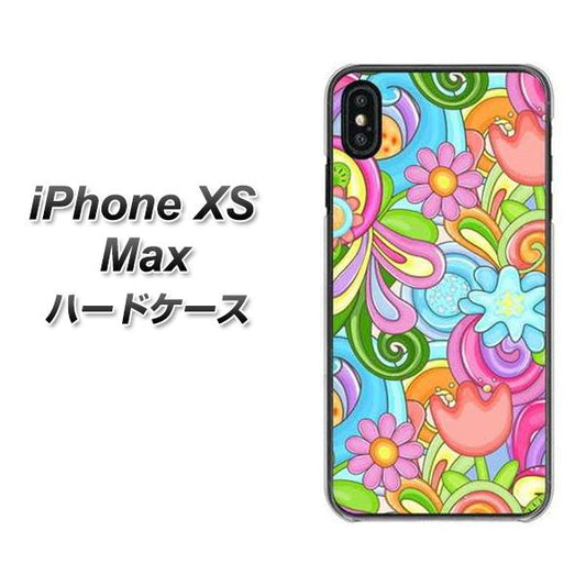 iPhone XS Max 高画質仕上げ 背面印刷 ハードケース【713 ミラクルフラワー】