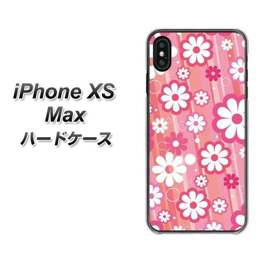 iPhone XS Max 高画質仕上げ 背面印刷 ハードケース【751 マーガレット（ピンク系）】