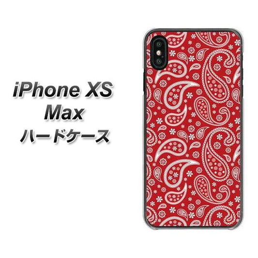 iPhone XS Max 高画質仕上げ 背面印刷 ハードケース【765 ペイズリーエンジ】