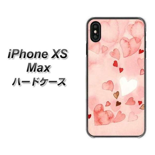 iPhone XS Max 高画質仕上げ 背面印刷 ハードケース【1125 ハートの和紙】