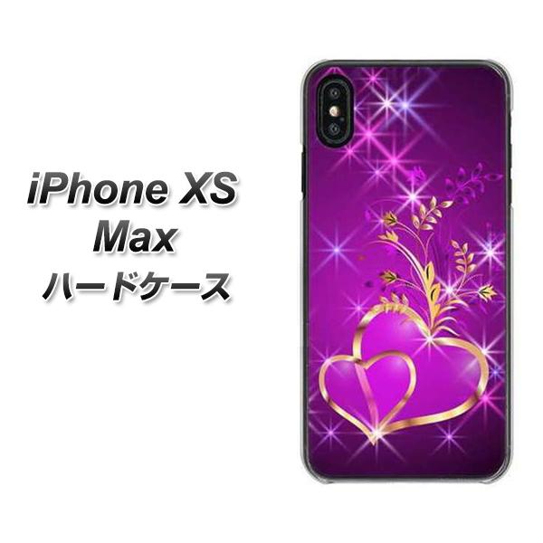 iPhone XS Max 高画質仕上げ 背面印刷 ハードケース【1139 舞い降りるハート】