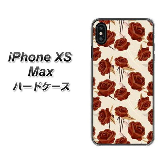 iPhone XS Max 高画質仕上げ 背面印刷 ハードケース【1157 クラシックローズ】