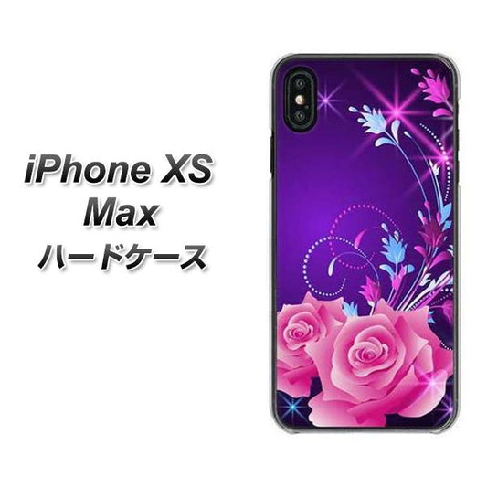 iPhone XS Max 高画質仕上げ 背面印刷 ハードケース【1177 紫色の夜】