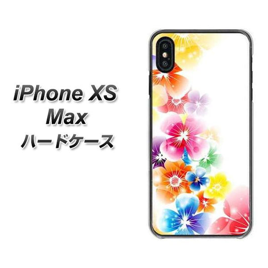 iPhone XS Max 高画質仕上げ 背面印刷 ハードケース【1209 光と花】