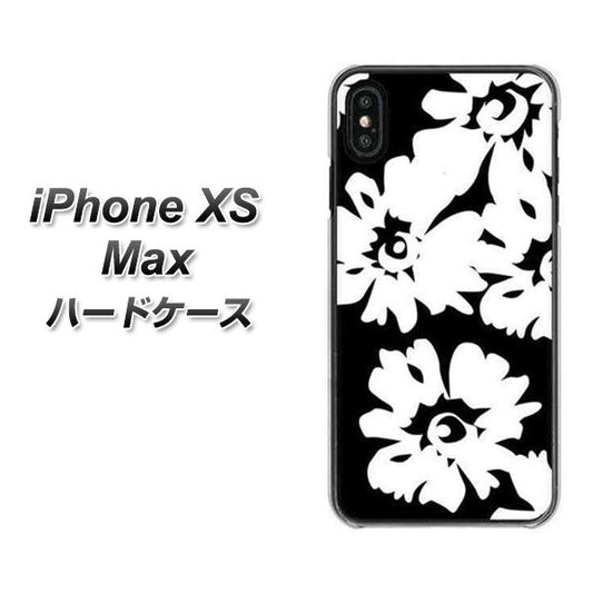 iPhone XS Max 高画質仕上げ 背面印刷 ハードケース【1215 モダンフラワー】