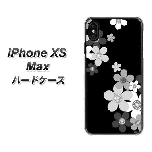 iPhone XS Max 高画質仕上げ 背面印刷 ハードケース【1334 桜のフレーム】