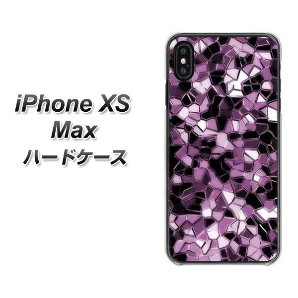 iPhone XS Max 高画質仕上げ 背面印刷 ハードケース【EK837 テクニカルミラーパープル】