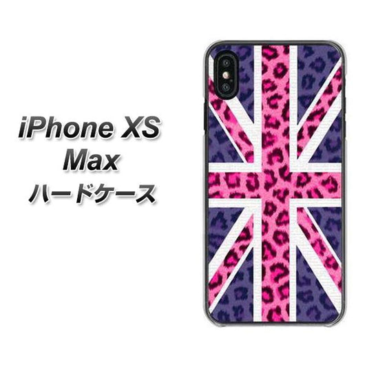 iPhone XS Max 高画質仕上げ 背面印刷 ハードケース【EK893 ユニオンジャックヒョウ】