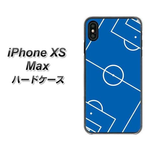 iPhone XS Max 高画質仕上げ 背面印刷 ハードケース【IB922 SOCCER_ピッチ】