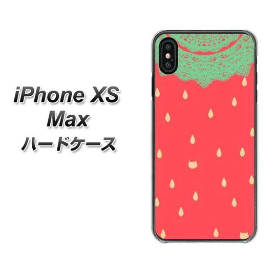iPhone XS Max 高画質仕上げ 背面印刷 ハードケース【MI800 strawberry ストロベリー】