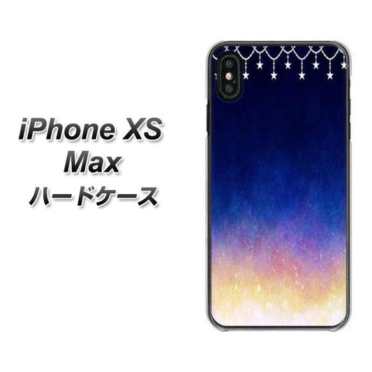 iPhone XS Max 高画質仕上げ 背面印刷 ハードケース【MI803 冬の夜空】