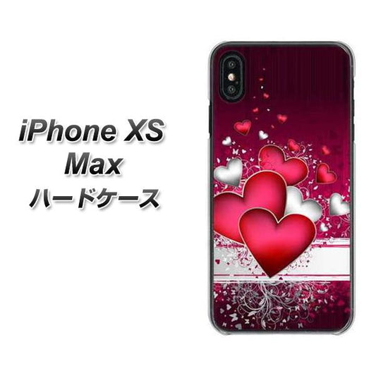 iPhone XS Max 高画質仕上げ 背面印刷 ハードケース【VA835 ハートの息吹】