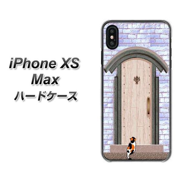 iPhone XS Max 高画質仕上げ 背面印刷 ハードケース【YA952 石ドア02 素材クリア】