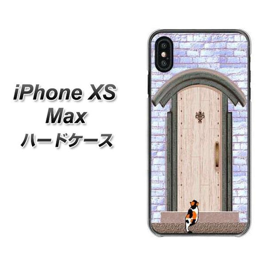 iPhone XS Max 高画質仕上げ 背面印刷 ハードケース【YA952 石ドア02 素材クリア】