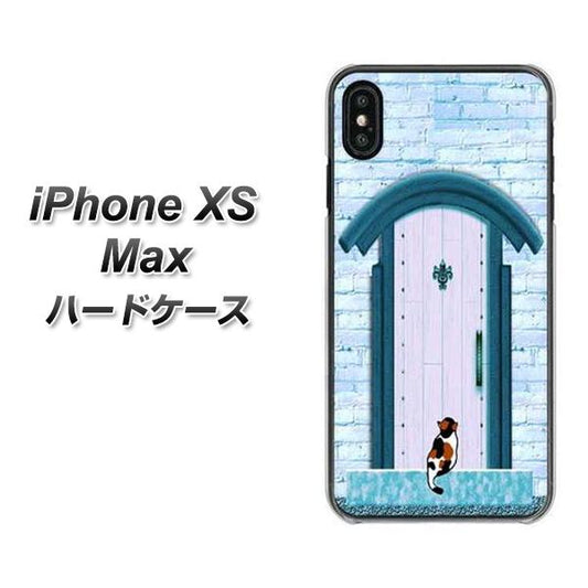 iPhone XS Max 高画質仕上げ 背面印刷 ハードケース【YA953 石ドア03 素材クリア】