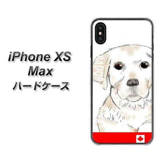 iPhone XS Max 高画質仕上げ 背面印刷 ハードケース【YD821 ラブラドールレトリバー02】