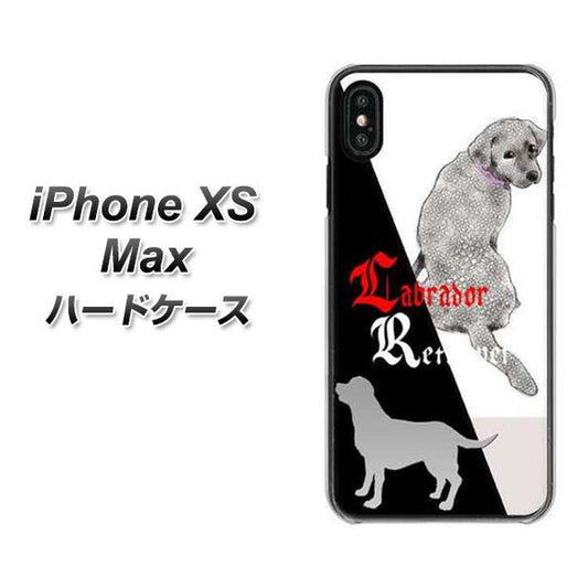 iPhone XS Max 高画質仕上げ 背面印刷 ハードケース【YD822 ラブラドールレトリバー03】