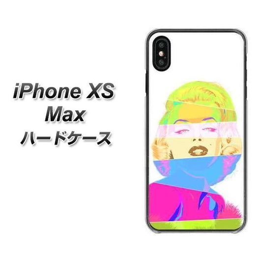iPhone XS Max 高画質仕上げ 背面印刷 ハードケース【YJ208 マリリンモンローデザイン（A）】