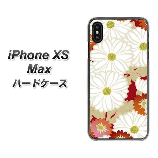 iPhone XS Max 高画質仕上げ 背面印刷 ハードケース【YJ322 和柄 菊】