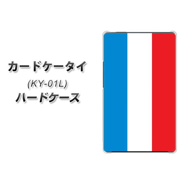 docomo カードケータイ KY-01 高画質仕上げ 背面印刷 ハードケース【673 フランス】