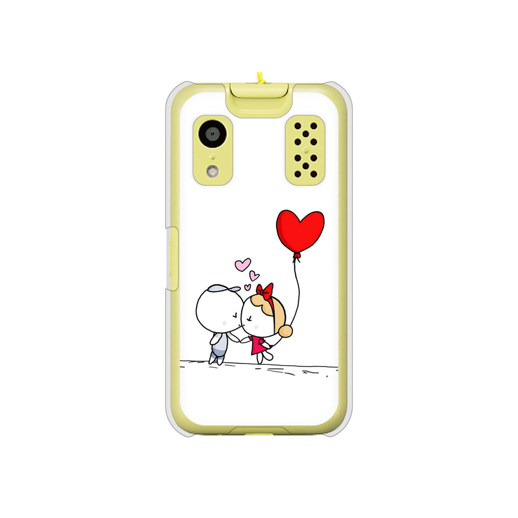 キッズケータイ KY-41C docomo 高画質仕上げ 背面印刷 ハードケース【025 小さな恋の物語】