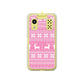 キッズケータイ KY-41C docomo 高画質仕上げ 背面印刷 ハードケース【544 シンプル絵ピンク】