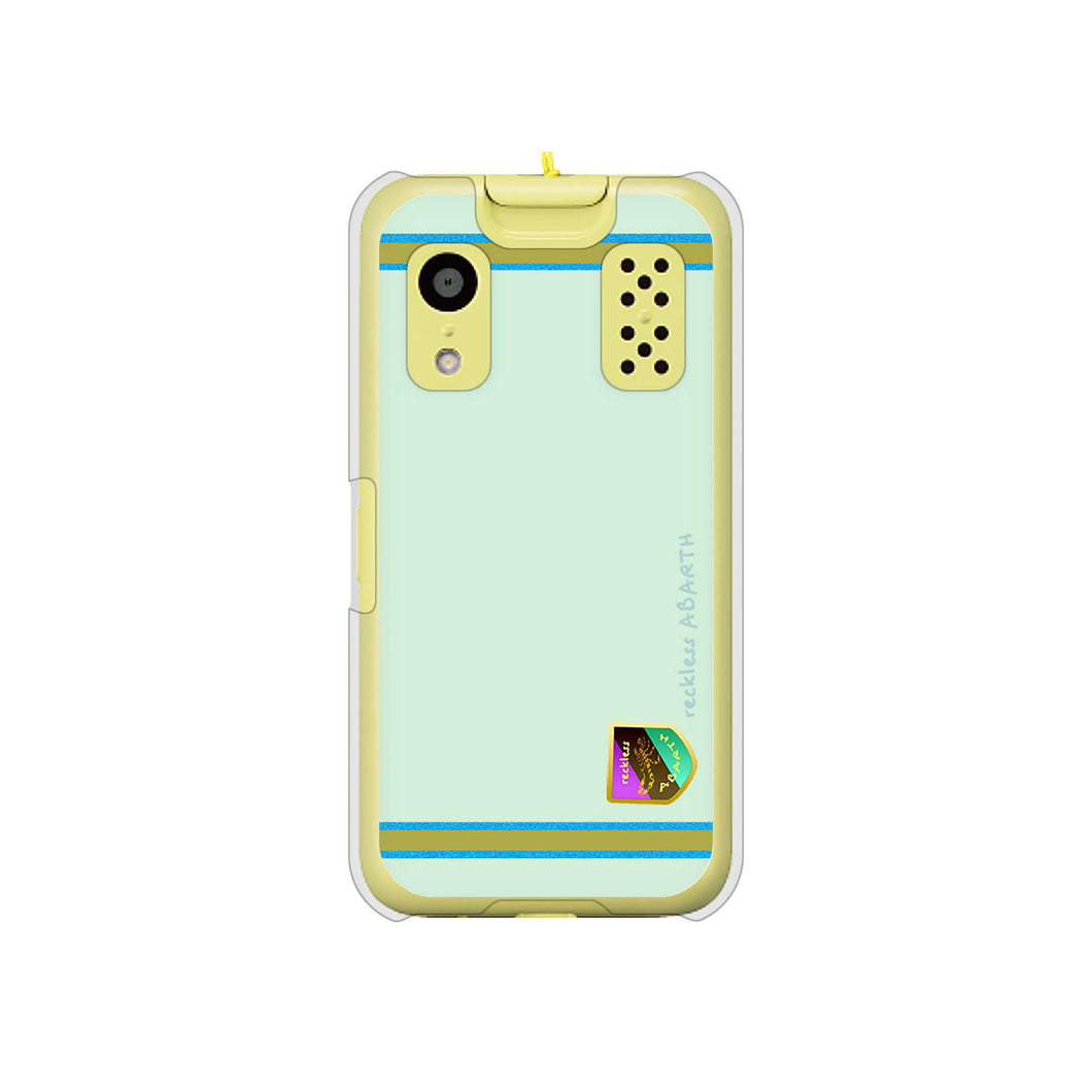 キッズケータイ KY-41C docomo 高画質仕上げ 背面印刷 ハードケース【YC938 アバルト09】