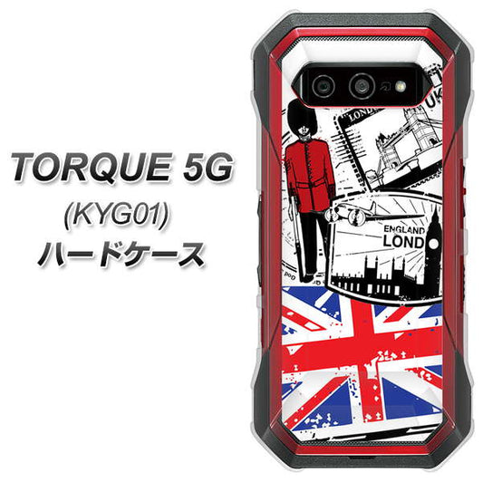 au トルク 5G KYG01 高画質仕上げ 背面印刷 ハードケース【574 ＬＯＮＤＯＮ】