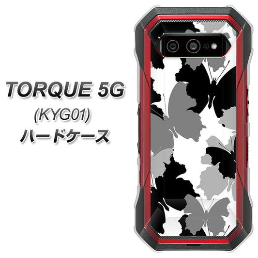 au トルク 5G KYG01 高画質仕上げ 背面印刷 ハードケース【1336 夜の蝶】