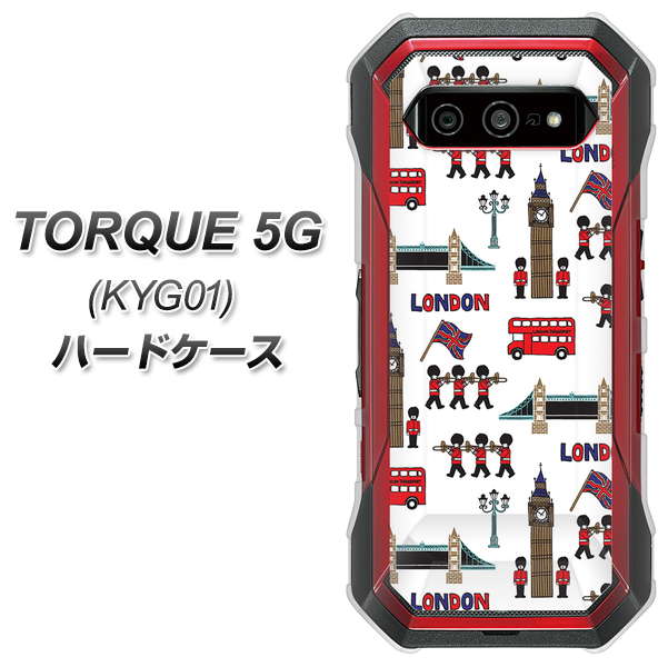 au トルク 5G KYG01 高画質仕上げ 背面印刷 ハードケース【EK811 ロンドンの街】