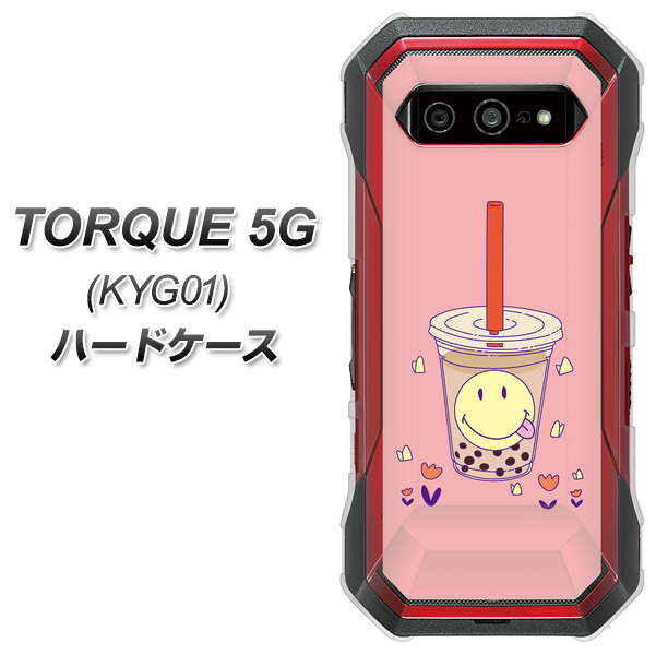 au トルク 5G KYG01 高画質仕上げ 背面印刷 ハードケース【MA903 タピオカ】