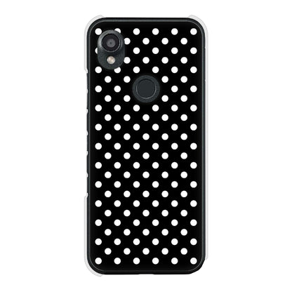 DIGNO SX3 KYG02 au 高画質仕上げ 背面印刷 ハードケースシンプル柄（水玉）