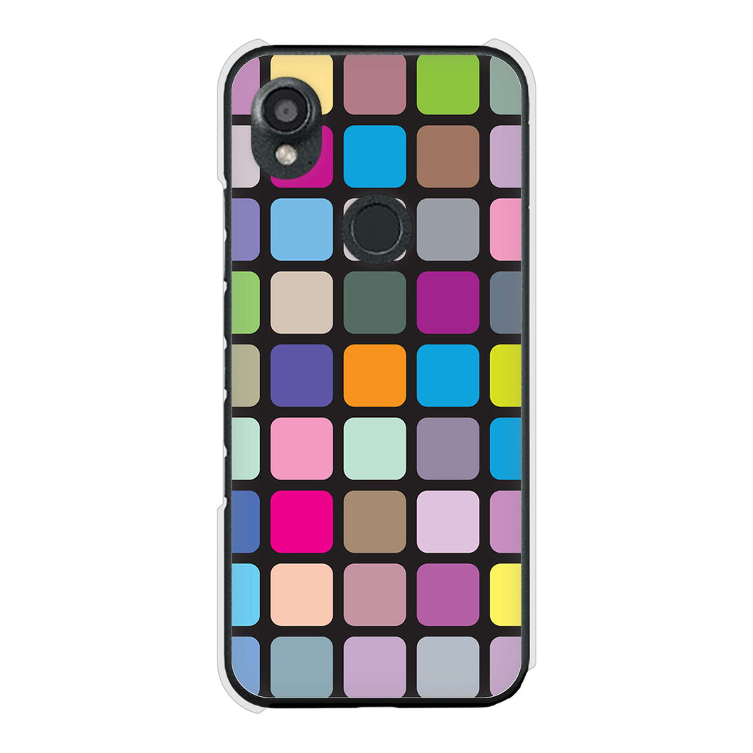 DIGNO SX3 KYG02 au 高画質仕上げ 背面印刷 ハードケース 【509 カラースクエア】