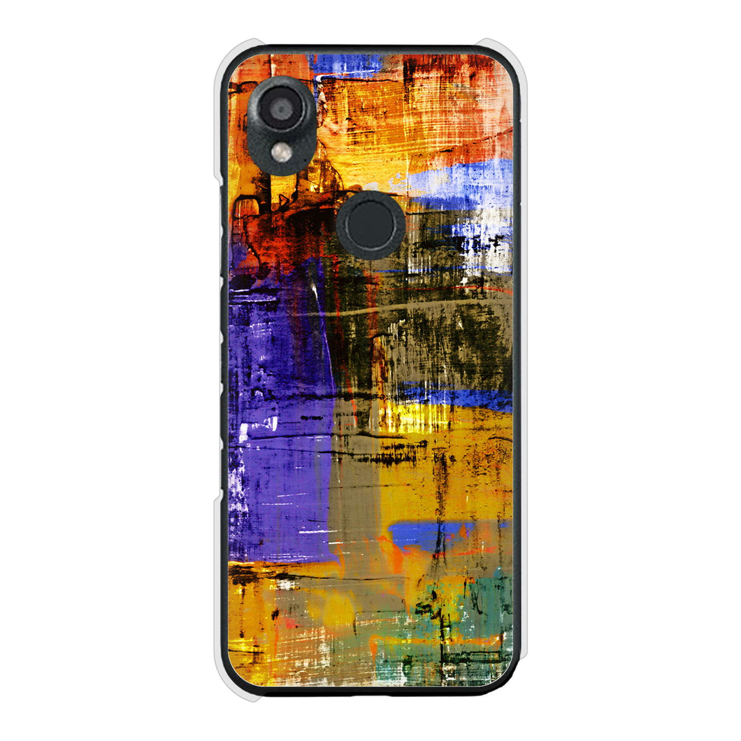 DIGNO SX3 KYG02 au 高画質仕上げ 背面印刷 ハードケース 【609 クラッシュアートBL】