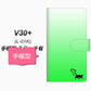 docomo V30+ L-01K 高画質仕上げ プリント手帳型ケース(通常型)【YI861 イニシャル ネコ T】