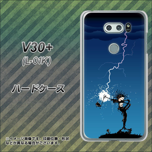 docomo V30+ L-01K 高画質仕上げ 背面印刷 ハードケース【417 ゴルファーの苦難】