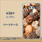 docomo V30+ L-01K 高画質仕上げ 背面印刷 ハードケース【442 クッキー mix】