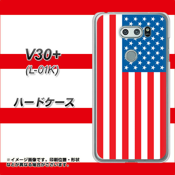 docomo V30+ L-01K 高画質仕上げ 背面印刷 ハードケース【659 アメリカ】