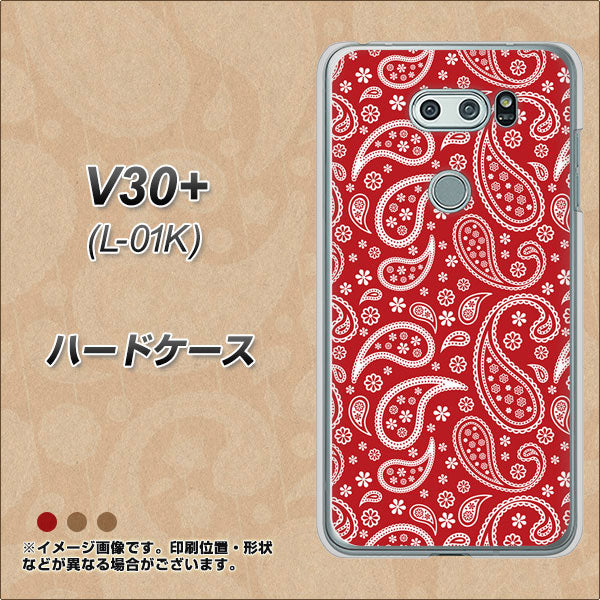 docomo V30+ L-01K 高画質仕上げ 背面印刷 ハードケース【765 ペイズリーエンジ】