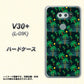docomo V30+ L-01K 高画質仕上げ 背面印刷 ハードケース【1315 月夜とヤシ】