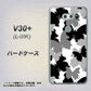 docomo V30+ L-01K 高画質仕上げ 背面印刷 ハードケース【1336 夜の蝶】