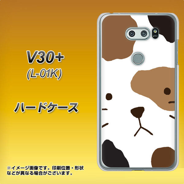 docomo V30+ L-01K 高画質仕上げ 背面印刷 ハードケース【IA801 みけ】