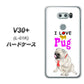 docomo V30+ L-01K 高画質仕上げ 背面印刷 ハードケース【YD858 パグ04】