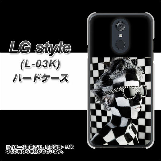 docomo LG style L-03K 高画質仕上げ 背面印刷 ハードケース【357 bk&wh】