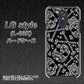 docomo LG style L-03K 高画質仕上げ 背面印刷 ハードケース【363 ドクロの刺青】