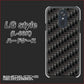 docomo LG style L-03K 高画質仕上げ 背面印刷 ハードケース【461 カーボン】
