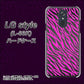 docomo LG style L-03K 高画質仕上げ 背面印刷 ハードケース【1058 デザインゼブラ（PU）】