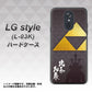 docomo LG style L-03K 高画質仕上げ 背面印刷 ハードケース【AB810 北条氏康 シルエットと家紋】